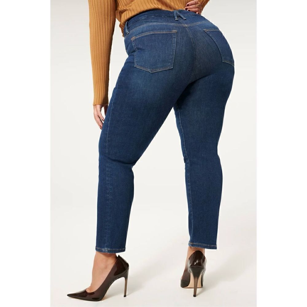 NWT Good American X Calik Denim Good Classic Jeans - Picture 3 of 10